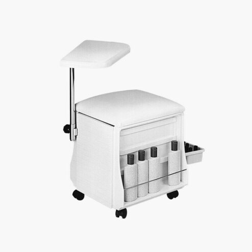 Manicure Table Seat in White
