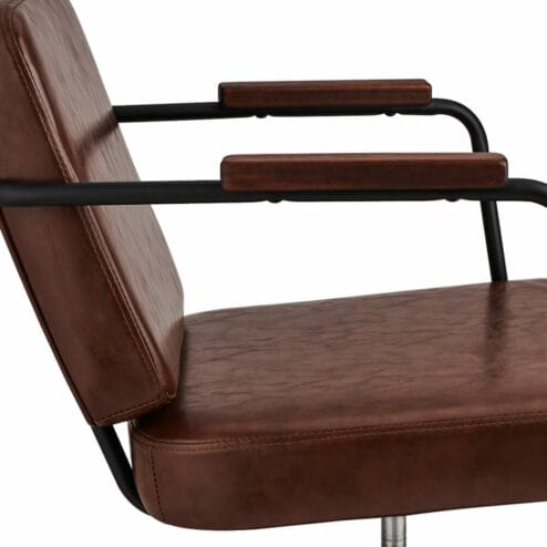 Ayala Enzo Brown Hydraulic Styling Chair