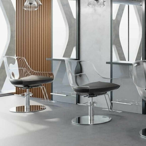 Ayala Ghost Hydraulic Styling Chair