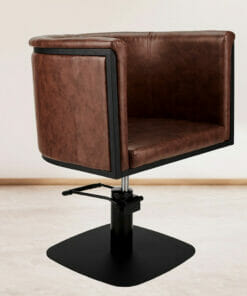 Ayala Gio Brown Hydraulic Styling Chair