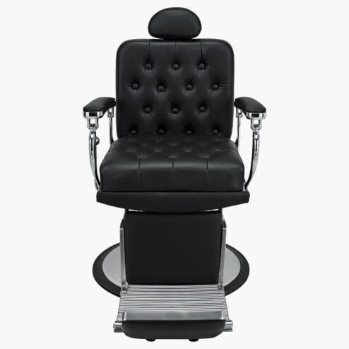 Ayala Gustav Black Barbers Chair