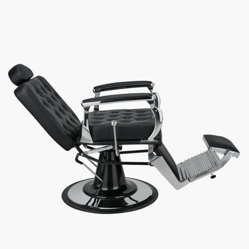 Ayala Gustav Black Barbers Chair