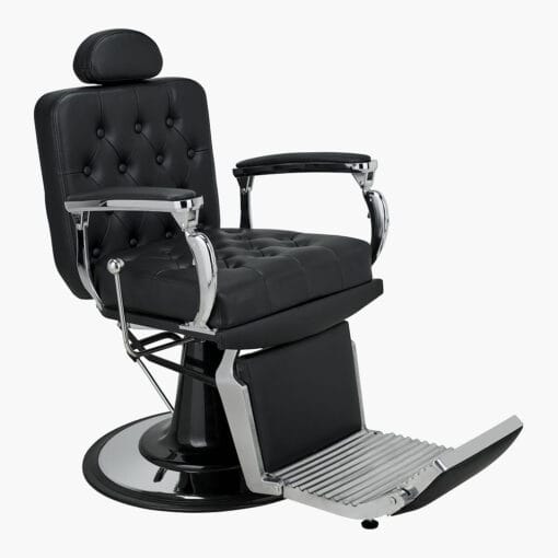 Ayala Gustav Black Barbers Chair