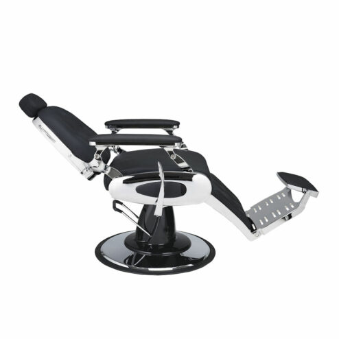 Ayala Lion Black Barbers Chair
