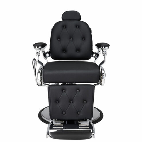 Ayala Lion Black Barbers Chair