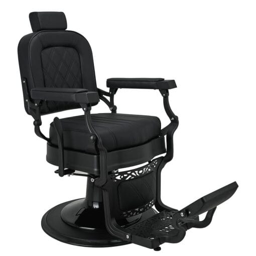 Ayala Louis Black Barbers Chair