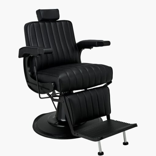 Ayala Pablo Black Barbers Chair
