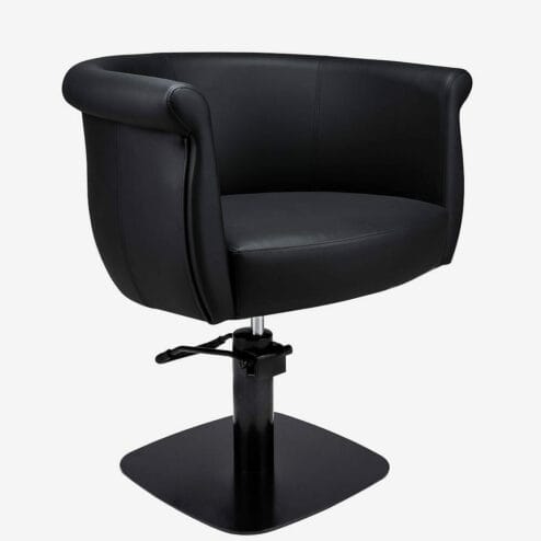 Ayala Tulip Black Hydraulic Styling Chair