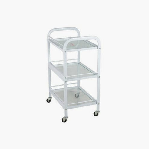 Crewe Minerva Glass Beauty Trolley