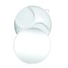DNA Round White Back Mirror