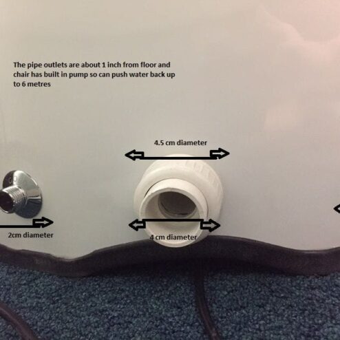 Direct Salon Furniture 903 Base Pedicure Spa Unit plumbing guide