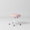 SkinMate Edge Therapist Stool in Blush Pink