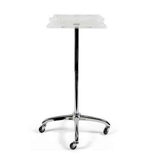 Escort Square Tinting Trolley In Transparent White