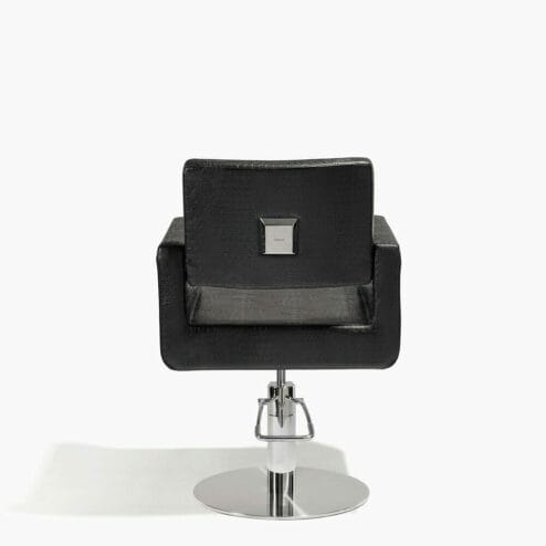 Felicitas Black Croco Hydraulic Styling Chair