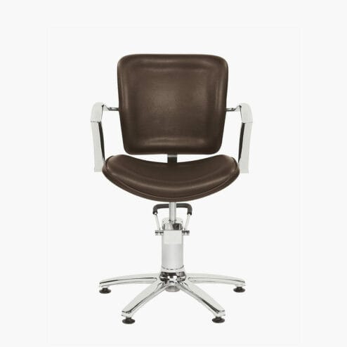 George V Brown hydraulic Styling Chair
