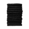 HT Gaddam Black Salon Towels Pack 12