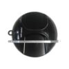 Hair Tools Black Round Mirror with Wall Bracket