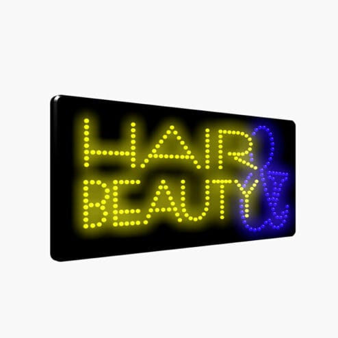 LED Hair and Beauty Sign