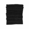 Majestic Black Bleach Resistant Towels Pack 12