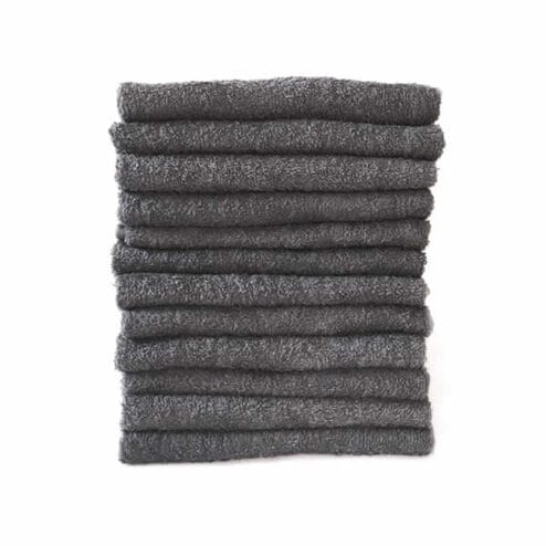 Majestic Chlorine Resistant Steel Grey Towels Pack 12