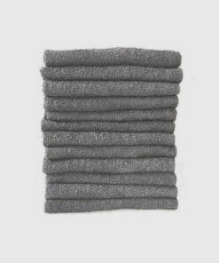 Majestic Premium Chlorine Resistant Silver Grey Towels Pack 12