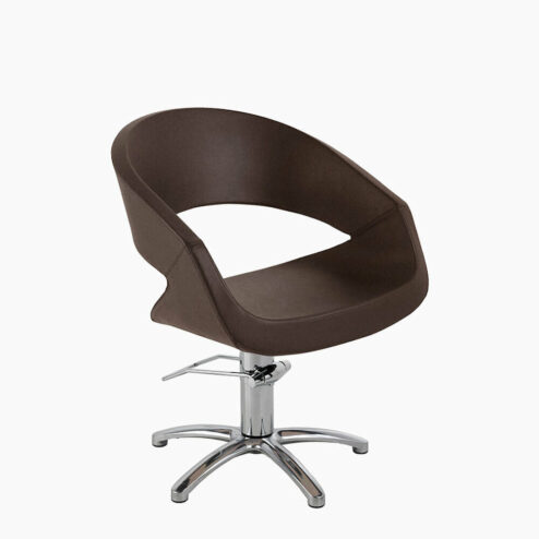 Maletti Caruso Brown Hydraulic Styling Chair