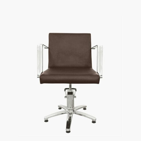Meuse Brown Hydraulic Styling Chair