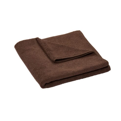 Microfibre towel pack 12 Chocolate