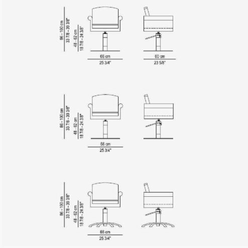 Nelson Mobilier Charme Styling Chair