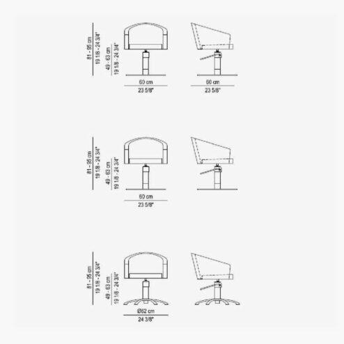 Nelson Mobilier Costes Styling Chair