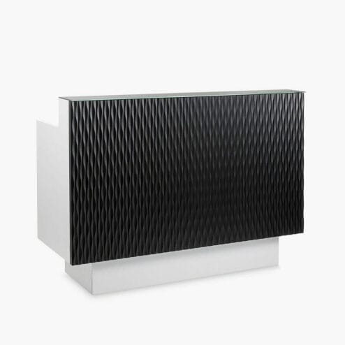Nelson Mobilier Fluctus Reception Desk Noir