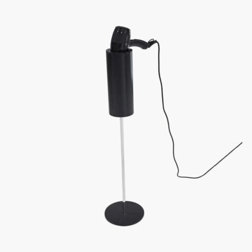 Nelson Mobilier Flute Hairdryer Holder holding hairdyer