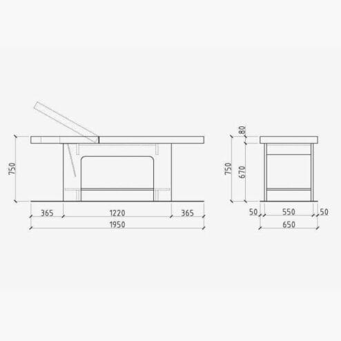 Nelson Mobilier Nelby Beauty Spa Bed
