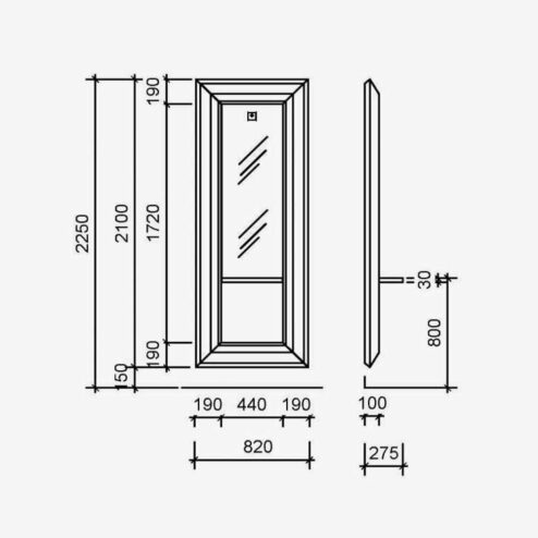 Alternative view of Nelson Mobilier Origami Blanc Wall Styling Unit