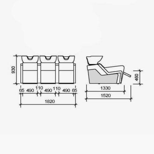 Nelson Mobilier Topwash Chrome 3 Position Washpoint