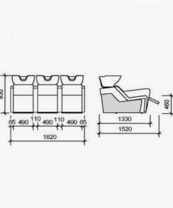Nelson Mobilier Topwash Wood 3 Position Washpoint