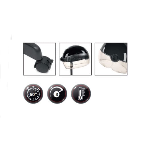 Alternative view of Sibel Proself II Mobile Black Hood Dryer