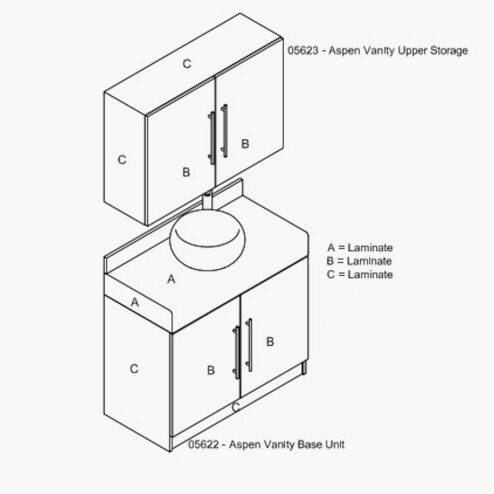 REM Aspen Vanity Unit