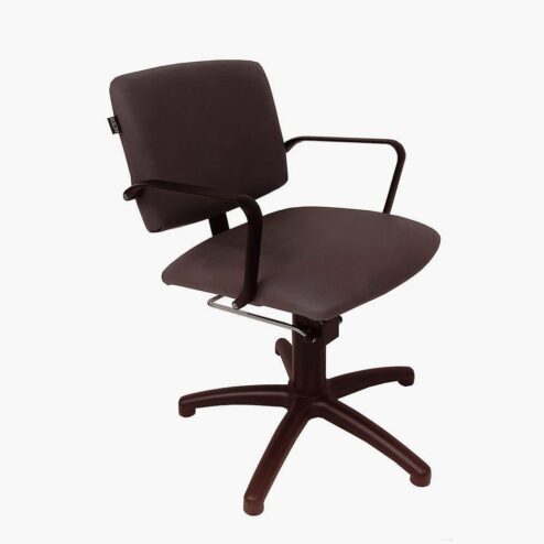 REM Atlas Black Hydraulic Styling Chair