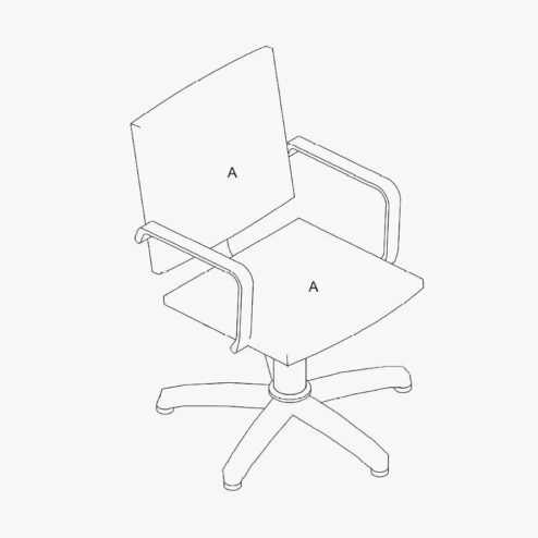 REM Atlas Hydraulic Styling Chair in Black