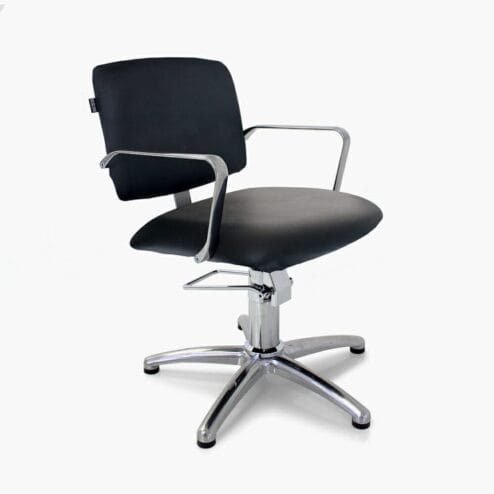 REM Atlas Hydraulic Styling Chair in Black - Express Delivery