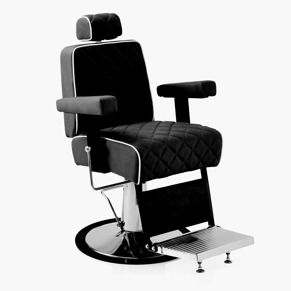 REM Britannia Barbers Chair In Coloured Upholstery
