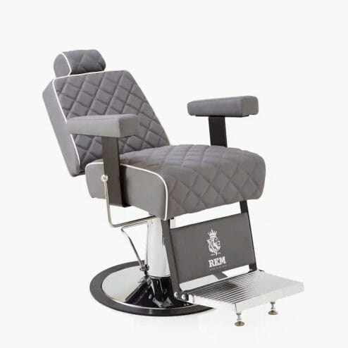 REM Britannia Barbers Chair In Coloured Upholstery
