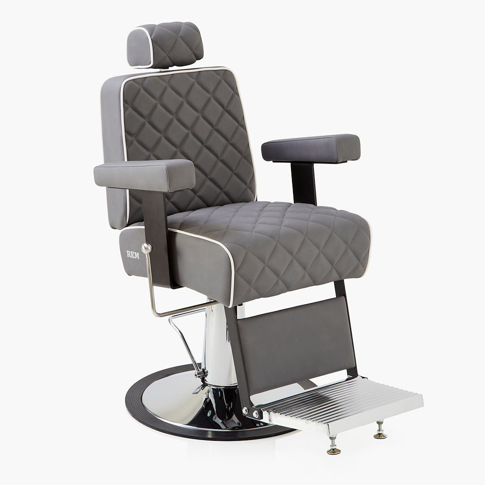 REM Britannia Barbers Chair In Coloured Upholstery