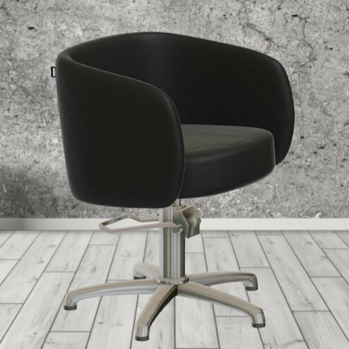 REM Capri Hydraulic Styling Chair in Black