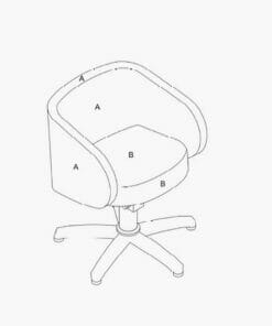 REM Capri Hydraulic Styling Chair in Colour