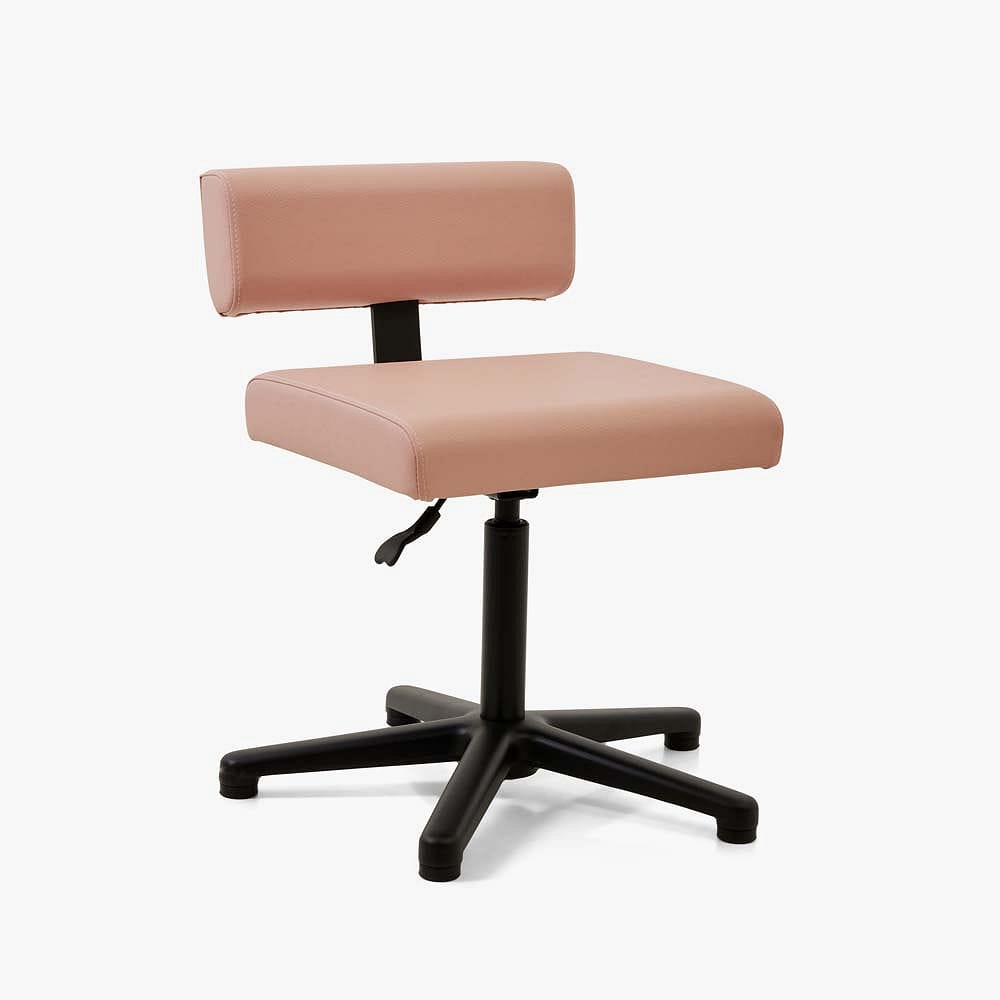 REM Cindy Stool In Coloured Upholstery With Black Base