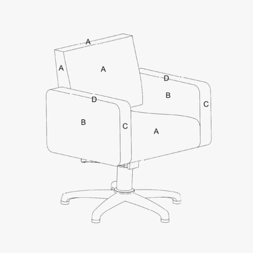 REM Dune Hydraulic Styling Chair