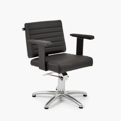 REM Fame Hydraulic Black Styling Chair