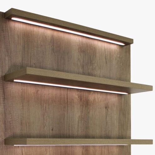 REM Glam LED Retail Shelving Unit